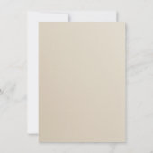 3Dエレガント赤面バラ結婚式招待状ロマンチック 招待状 (裏面)