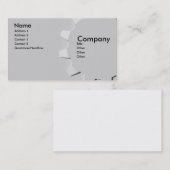 3Dエンボスの一見のギア 名刺 (正面/裏面)