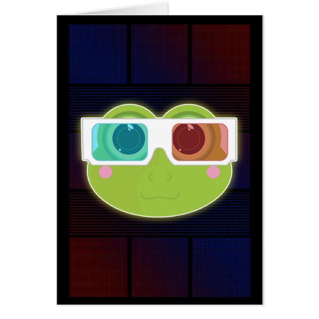 3Dカエル (正面)