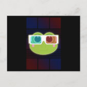 3Dカエル ポストカード (正面)