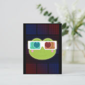 3Dカエル ポストカード (スタンド正面)