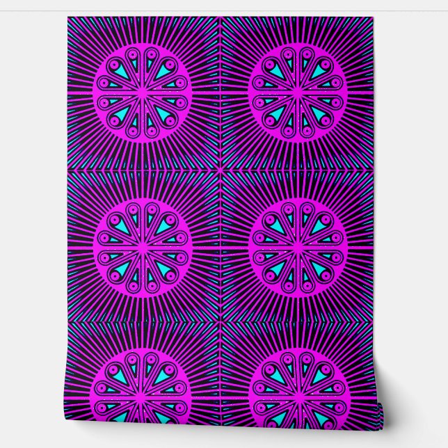 3Dカラフルデジタルピール壁紙 – Tex 壁紙 (ほどく)