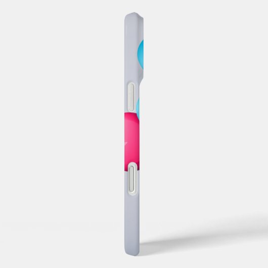 3Dカラフルハート Case-Mate iPhoneケース (裏面 / 右)