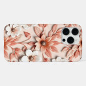 3Dカラフルフラワー iPhoneケース (裏面横)