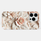 3Dカラフルフラワー iPhoneケース (裏面横)