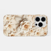 3Dカラフルフラワー iPhoneケース (裏面横)