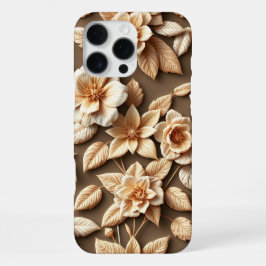 3Dカラフルフラワー iPhone 16 PRO MAXケース