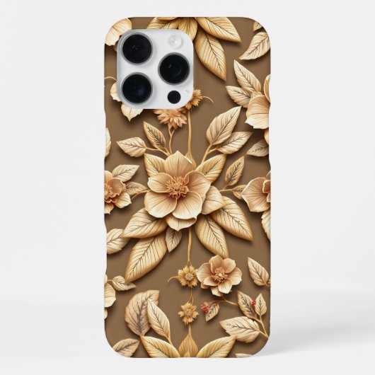 3Dカラフルフラワー iPhoneケース (裏面)