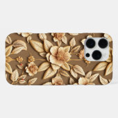 3Dカラフルフラワー iPhoneケース (裏面横)