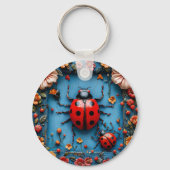 3dカラフルレディバグ キーホルダー (裏面)