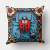 3dカラフルレディバグ クッション (裏面)