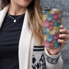 3Dカラフル《植物》百日草フローラ タンブラー