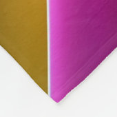 3Dカラーレイ抽象芸術幾何学模様 フリースブランケット (角)