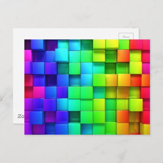 3Dカラー ポストカード (正面/裏面)