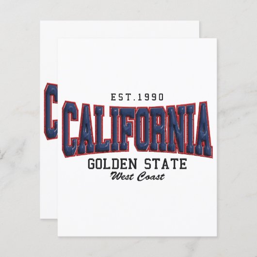 3Dカリフォルニア (正面/裏面)