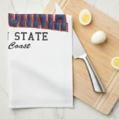 3Dカリフォルニア キッチンタオル (四つ折り)