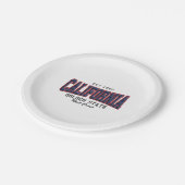 3Dカリフォルニア ペーパープレート (アングル)