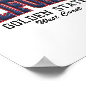 3Dカリフォルニア ポスター (角)