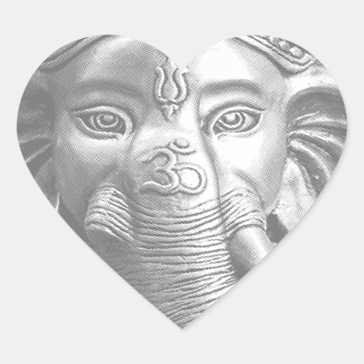 3dガネシャ卿 – Om ハートシール (正面)