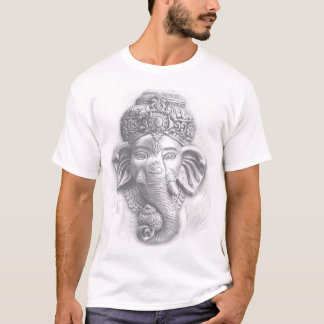 3Dガネーシャ - オーム Tシャツ