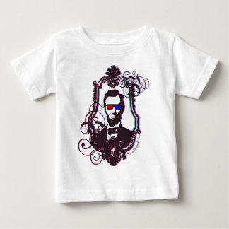 3Dガラスのリンカーン ベビーTシャツ