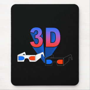 3Dガラス マウスパッド