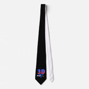 3Dガラス(str8) ネクタイ