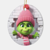 3Dガール小妖精や小人 セラミックオーナメント (左)