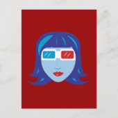 3Dガール ポストカード (正面)