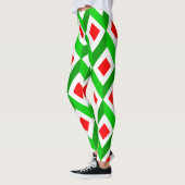 3Dキューブクリスマス レギンス (左)
