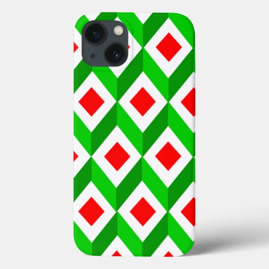 3Dキューブクリスマス Case-Mate iPhoneケース (裏面)