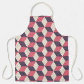 3Dキューブパターン エプロン (正面)