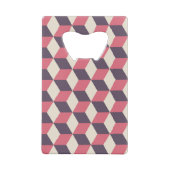 3Dキューブパターン クレジットカード栓抜き (裏面)