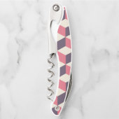 3Dキューブパターン ソムリエナイフ (正面)