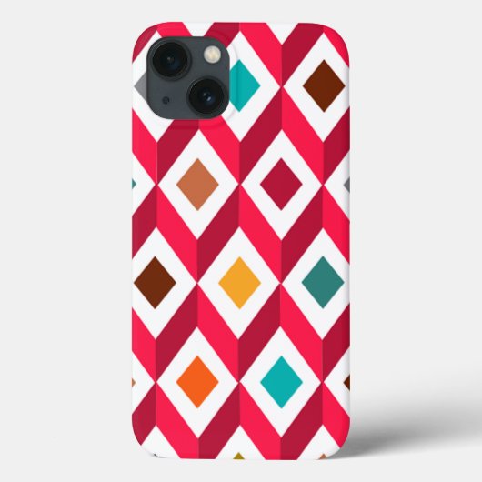 3Dキューブピンク Case-Mate iPhoneケース (裏面)