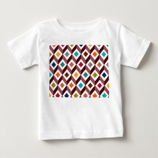 3Dキューブ ベビーTシャツ (正面)