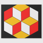 3dキューブ ラッピングペーパー (フラット)