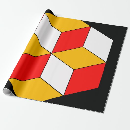 3dキューブ ラッピングペーパー (アンロールド)