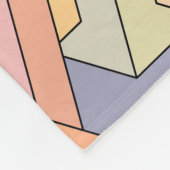 3Dキューブ、光学錯覚パターン。 フリースブランケット (角)