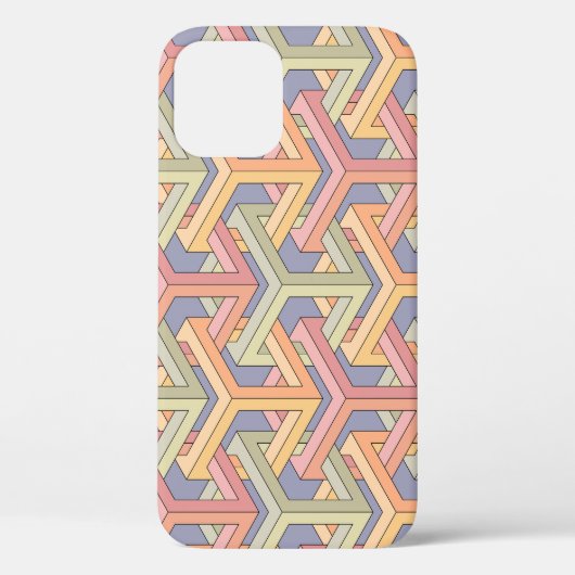 3Dキューブ、光学錯覚パターン。 Case-Mate iPhoneケース (裏面)