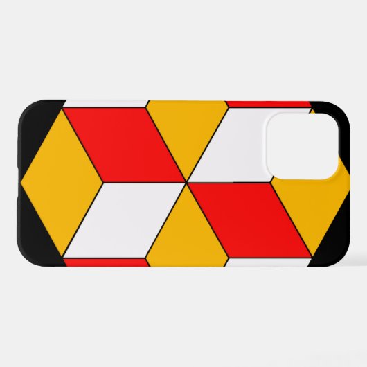 3dキューブ iPhoneケース (裏面横)