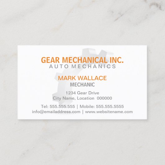 3Dギア機械 名刺 (裏面)