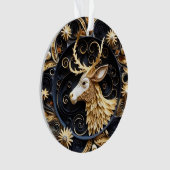 3Dクイリング効果トナカイ オーナメント (正面)