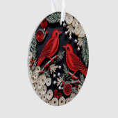 3Dクイル紙アートバード オーナメント (正面)