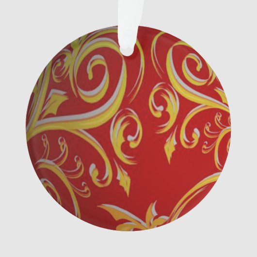 3Dクリスマススワール オーナメント (正面)
