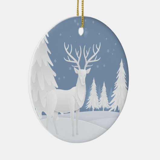 3Dクリスマスセラミックオーナメント セラミックオーナメント (右)