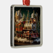 3Dクリスマストレインオーナメント メタルオーナメント (右)