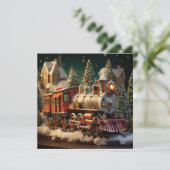 3Dクリスマストレイングリーティングカード シーズンカード (スタンド正面)