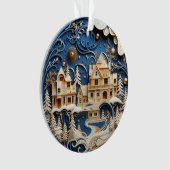 3dクリスマスビレッジ オーナメント (正面)