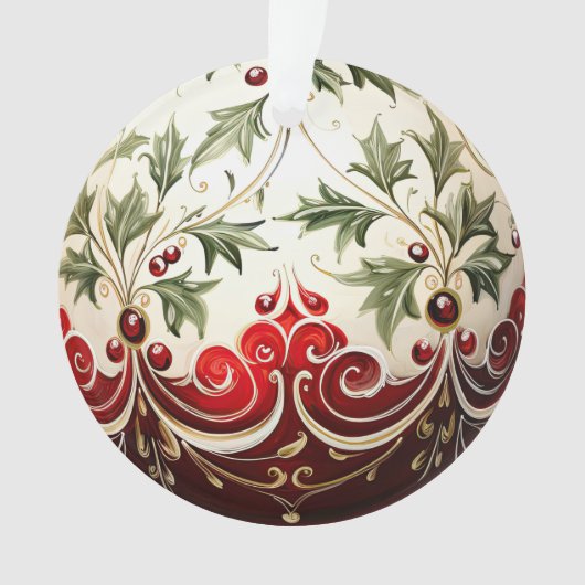 3Dクリスマスフラワー オーナメント (正面)